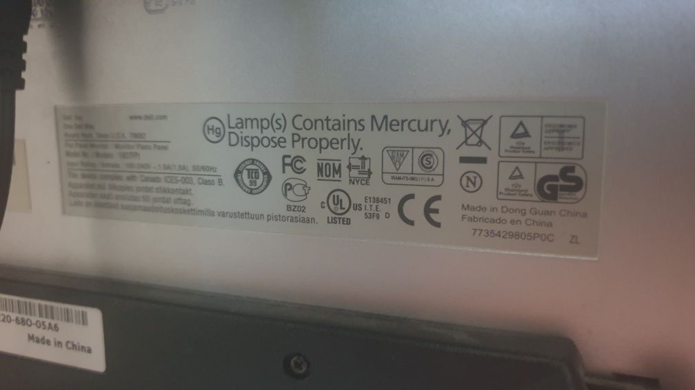 Монитор Состояние идеал. Dell P2314Ht