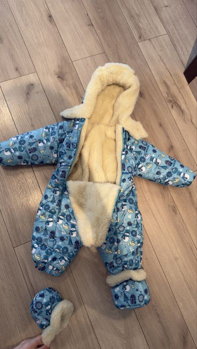 Зимний комбенизон на овчине