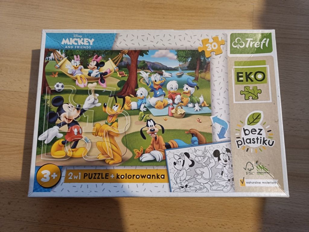 Puzzle Mickey mouse 2w1