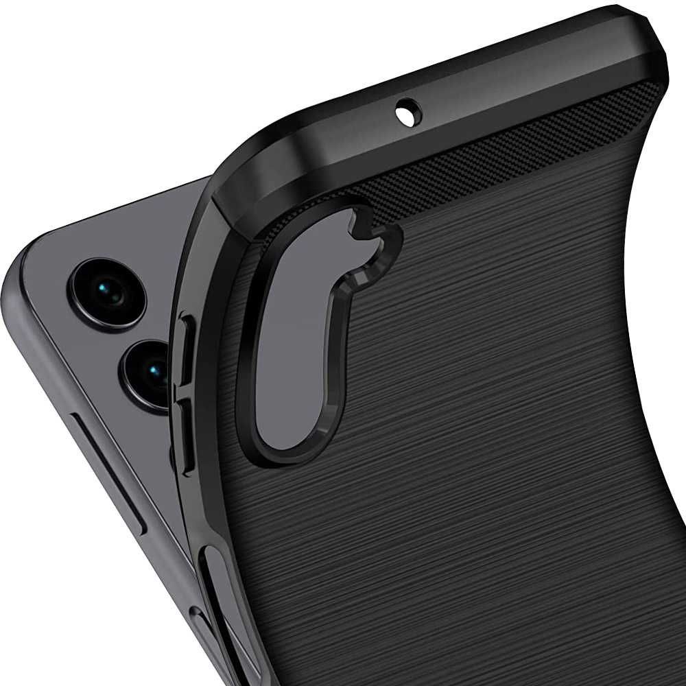 Etui Carbon do Samsung Galaxy S23 FE + Szkło Hartowane
