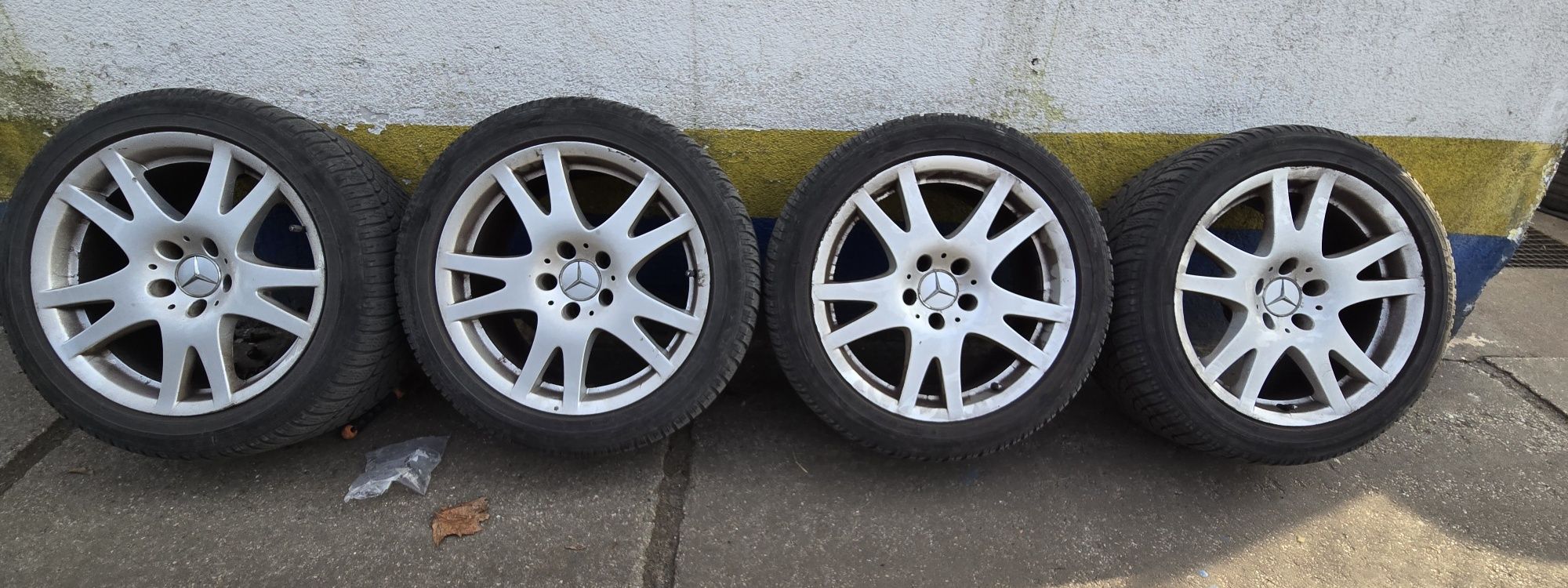 Koła alufelgi 17" oryginalne Mercedes 5x112 66,6