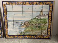Painei de Azuleijos Cabo da Roca  Pintura manual.