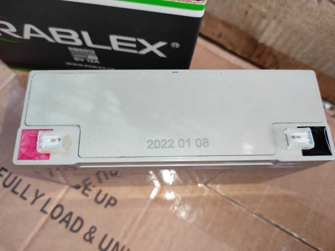 Rablex 6V 12A АКБ Аккумулятор 6 Вольт 12 Ампер BATTERY 6V 12A фонарика