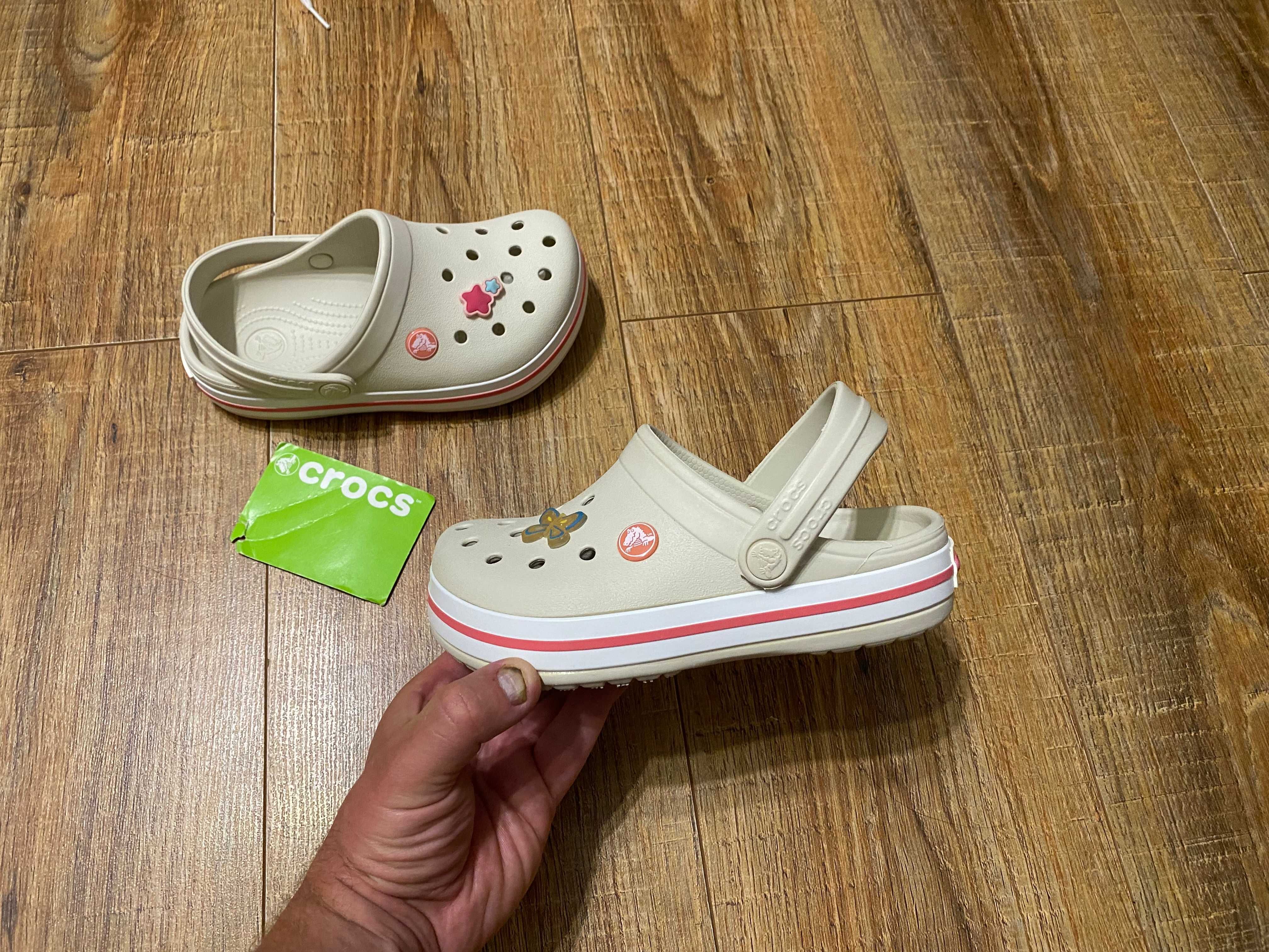 Crocs шлепки босоножки сандали детские на девочку сабо Крокс р.31 J-1
