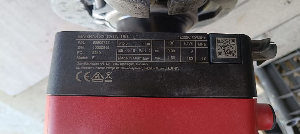 GRUNDFOS pompa obiegowa MAGNA3 32-120N PN10 180 mam 230 V