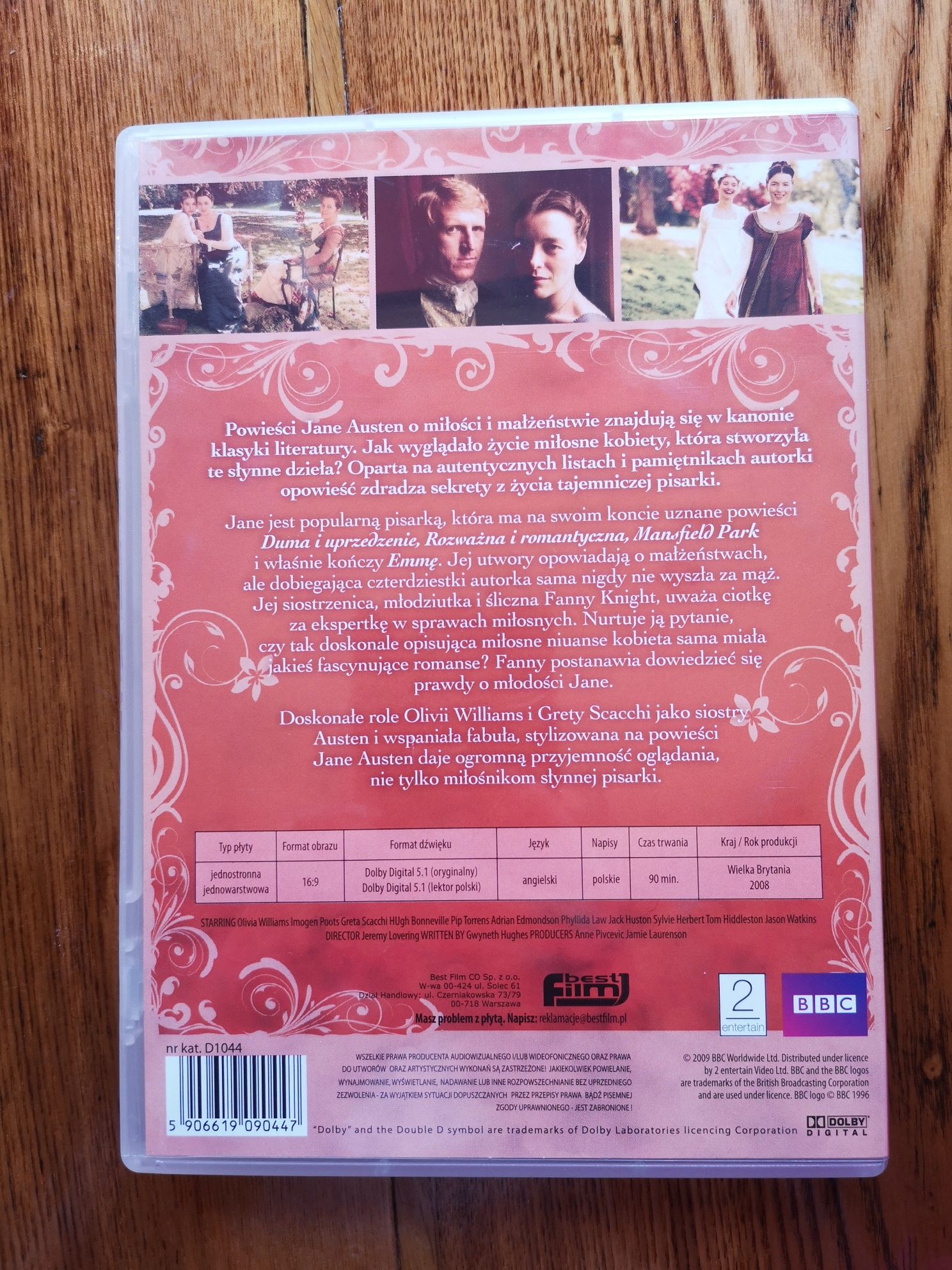 Płyta DVD: Jane Austen żałuje