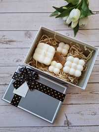Zestaw świec sojowych w pudełku prezentowym - Dzień Matki/urodziny