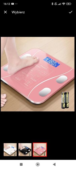 Nowa waga łazienkowa