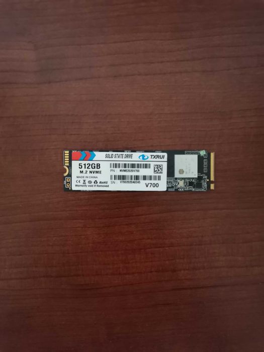 Dysk SSD 512 GB NVME TXRUI V700 PCI-e 3.0x4