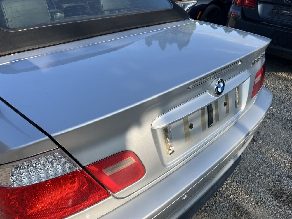 Klapa tyl tylna bmw e46 cabrio titansilber blenda kpl