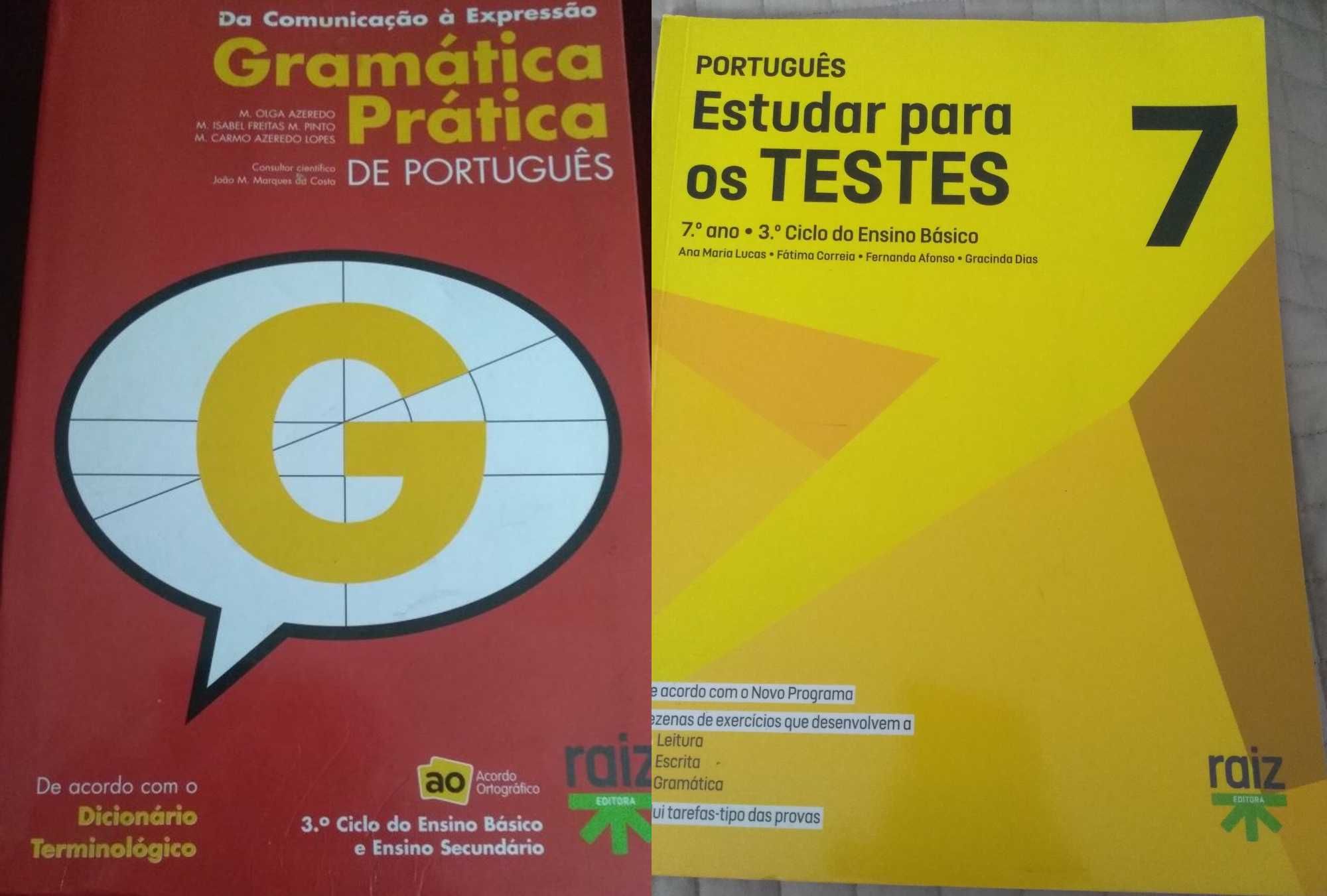 Gramática prática português / Estudar para os testes 7º ano