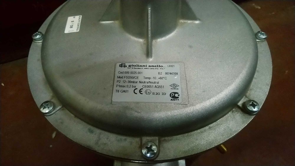 Регулятор давления газа Giuliani Anello FSD50/CE, Cod:009.0025.001