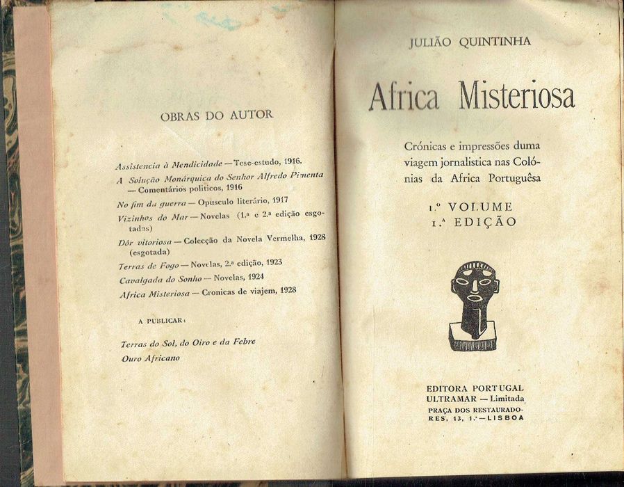 8840

Africa Misteriosa 
Julião Quintinha