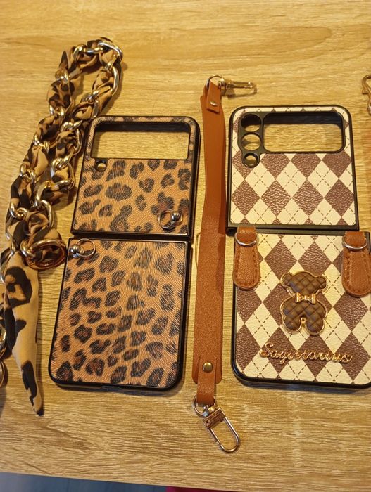 Samsung Flip4 pink gold komplet z 4 etui