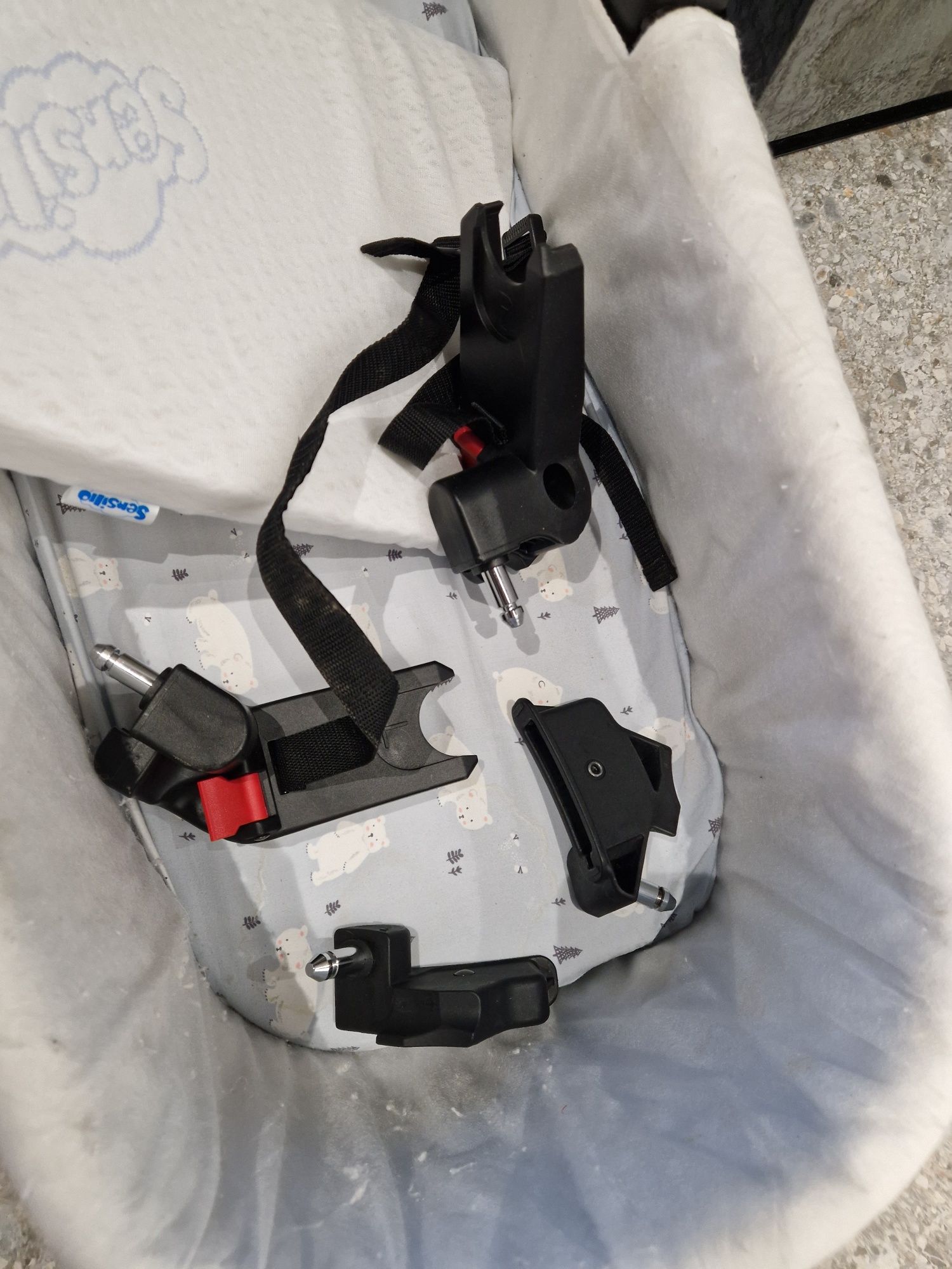 Gondola do wozka baby jogger z adapterami