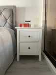 2 mesas de cabeceira - "ikea hemnes