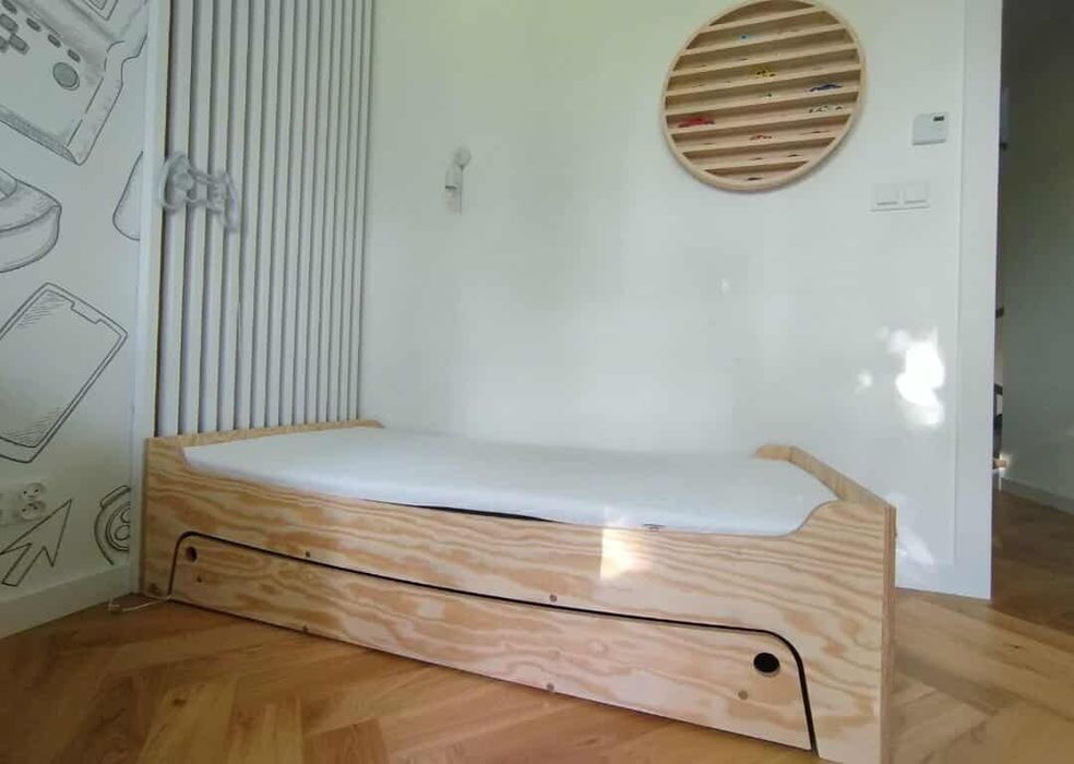 Łóżko dziecięce drewniane Smartwood Tila 10 160x80