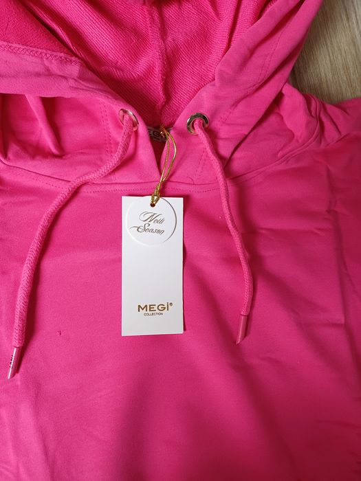 Nowa bluza megi sm fuksja róż