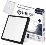 Plafon LED 24W neutralny 4000K 29cm czarny lampa sufitowa natynkowy