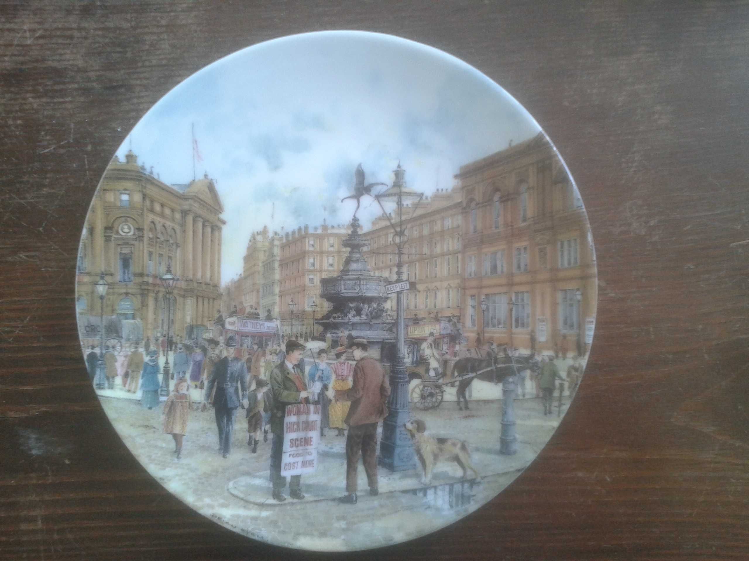 Talerze z porcelany Davenport Pottery By Brian Eden Made in England