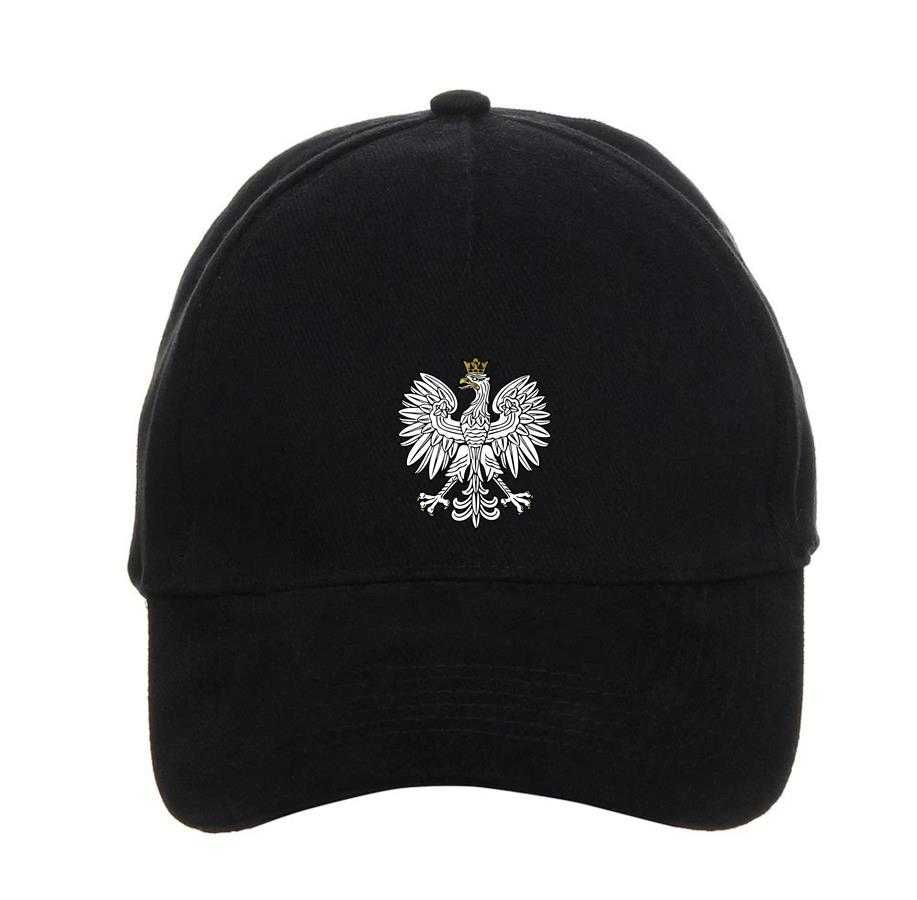 Czapka z daszkiem Orzeł Polska Patriotyczna czarna