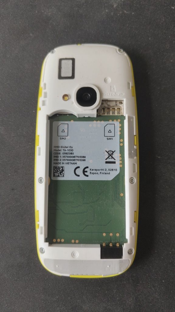 Nowa Nokia 3310 dual SIM (2017)