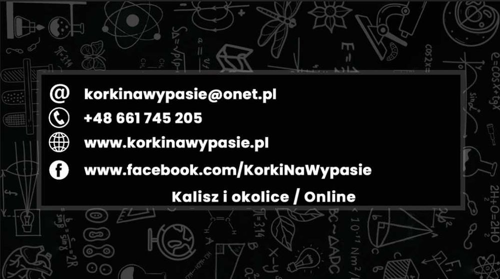 Korepetycje z Matematyki i fizyki z angielskiego polskiego informatyki