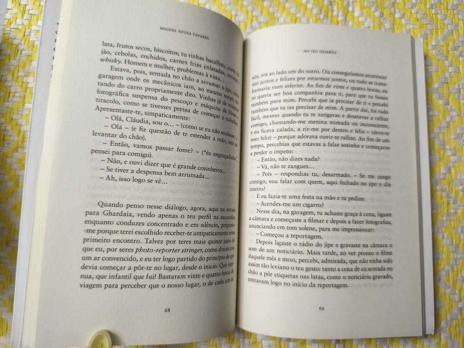 No teu deserto – 
Miguel Sousa Tavares