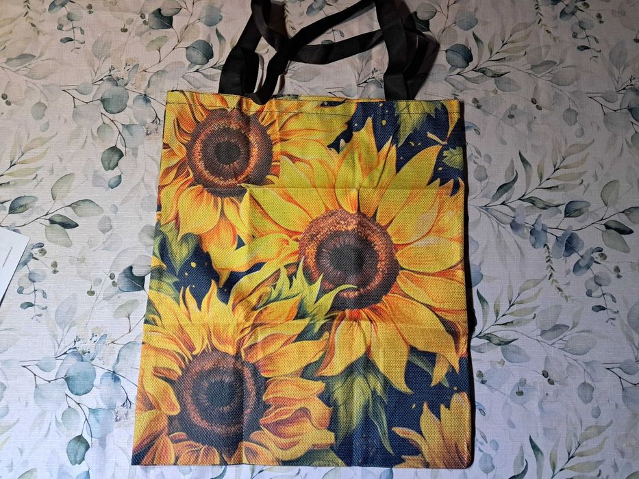 torba na zakupy słoneczniki shopperka