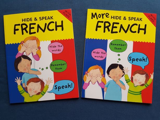 Hide Speak French angielski francuski dla dzieci książki dwujęzyczne