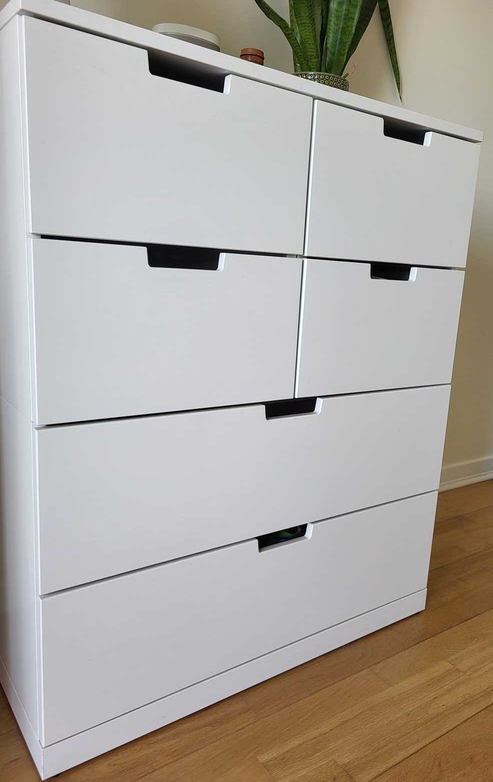 Ikea NORDLI Cómoda modular c/6 gavetas, branco