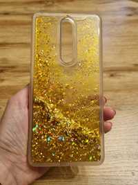 Etui Xiaomi Mi 9t pro plecki  liguid glitter brokat płynny