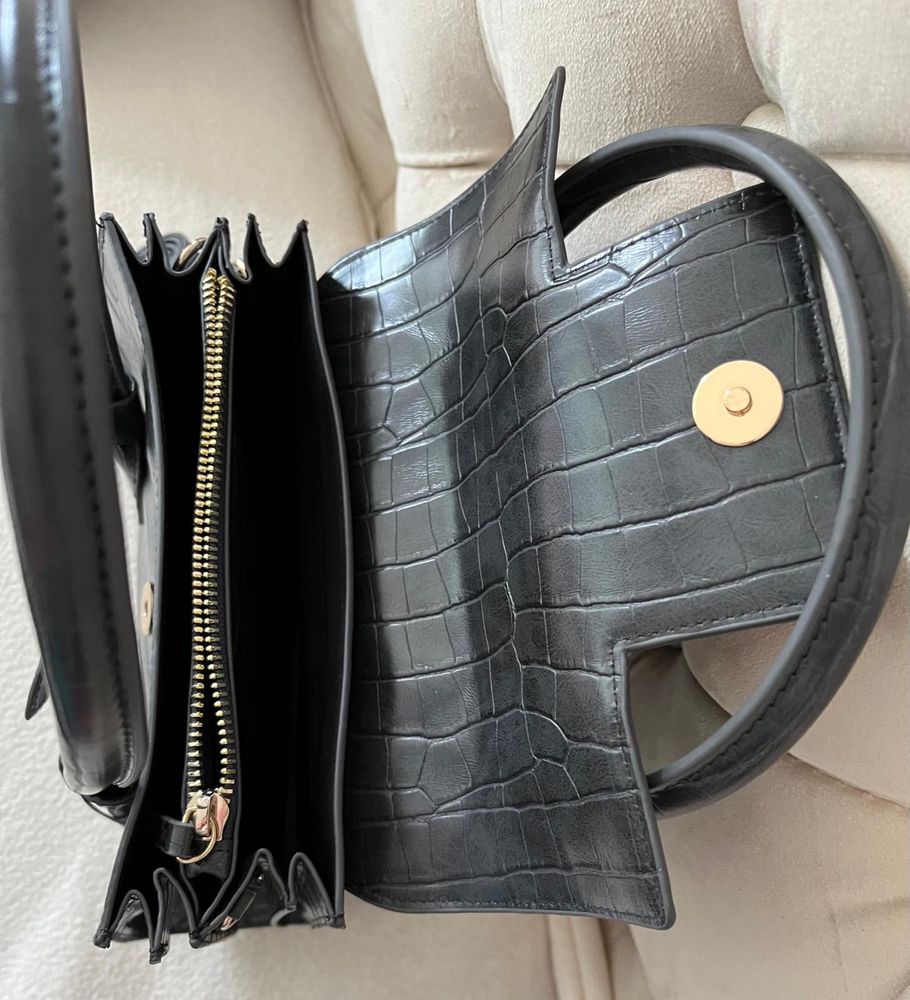 ZARA nowa szara torebka tote mała