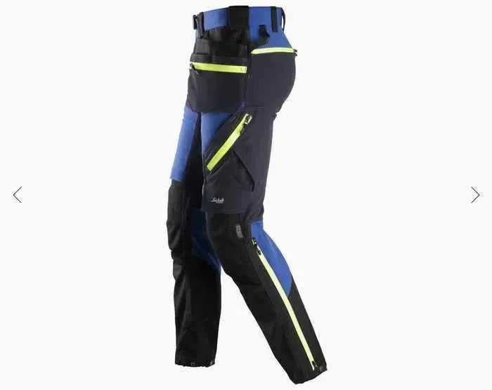 Nowe spodnie robocze SNICKERS 6940 blue SoftShell Stretch rozm.: 50