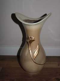 Przepiękny stylowy kremowy wazon,wysokość 44 cm