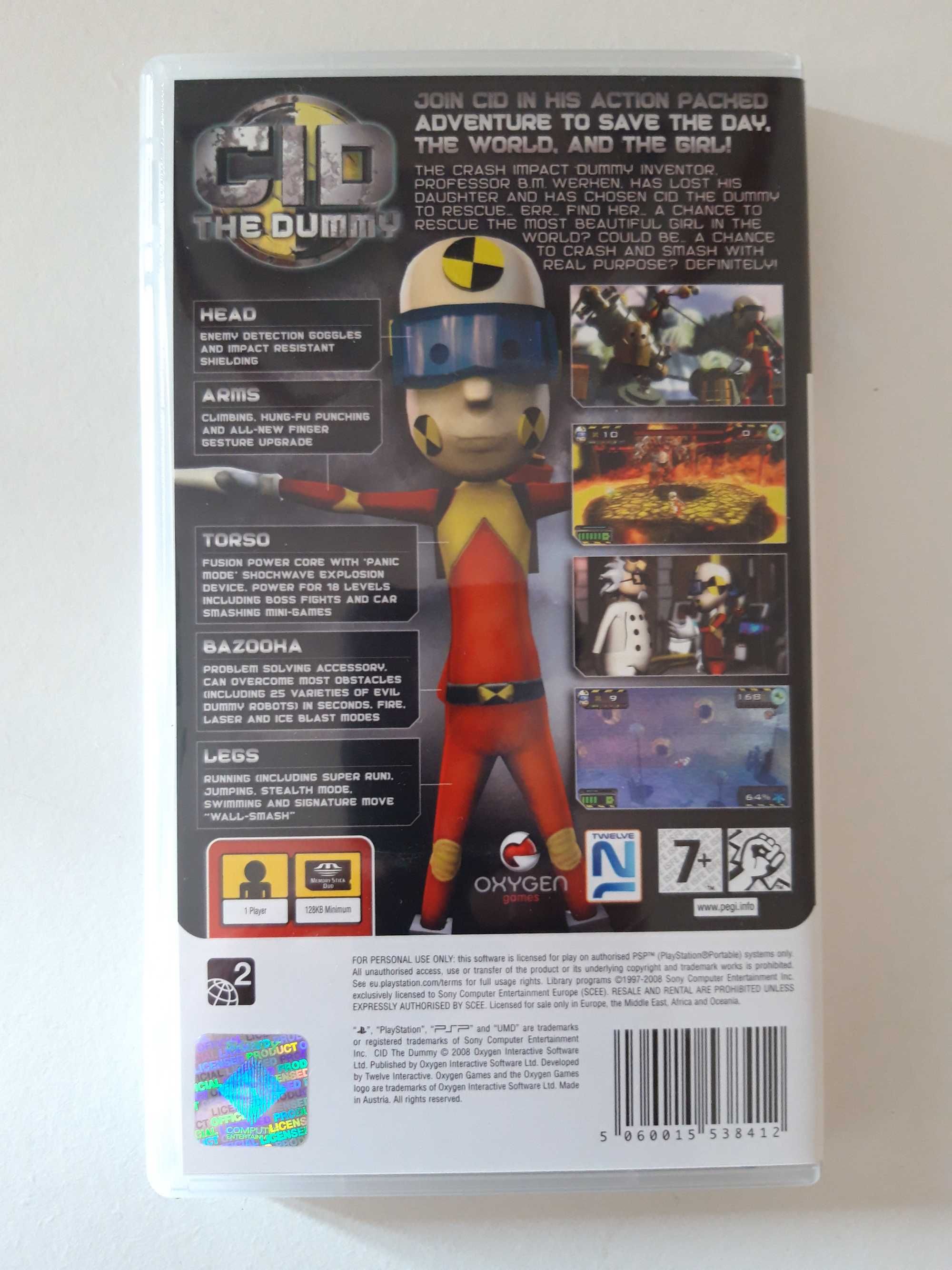 Jogo PSP "CID the Dummy"