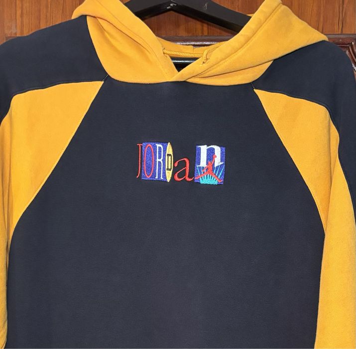 Nike Air Jordan Legacy Flight Nostalgia AJ9 Hoodie Black Gold