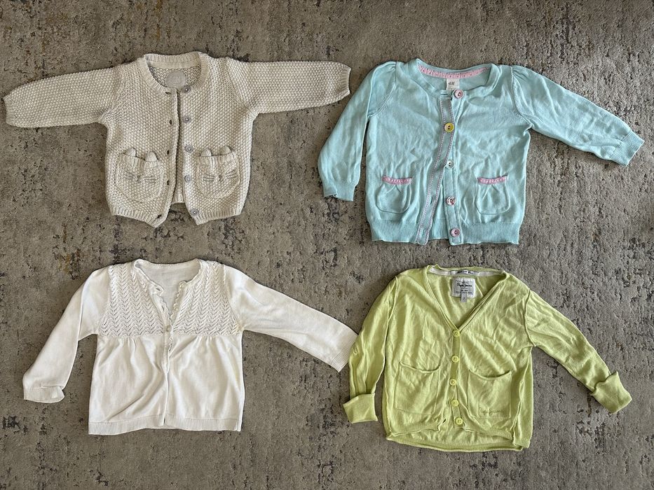 4 szt. Paka: swetry sweterki Pepe Jeans, H&M, Cool Club.. r. 86