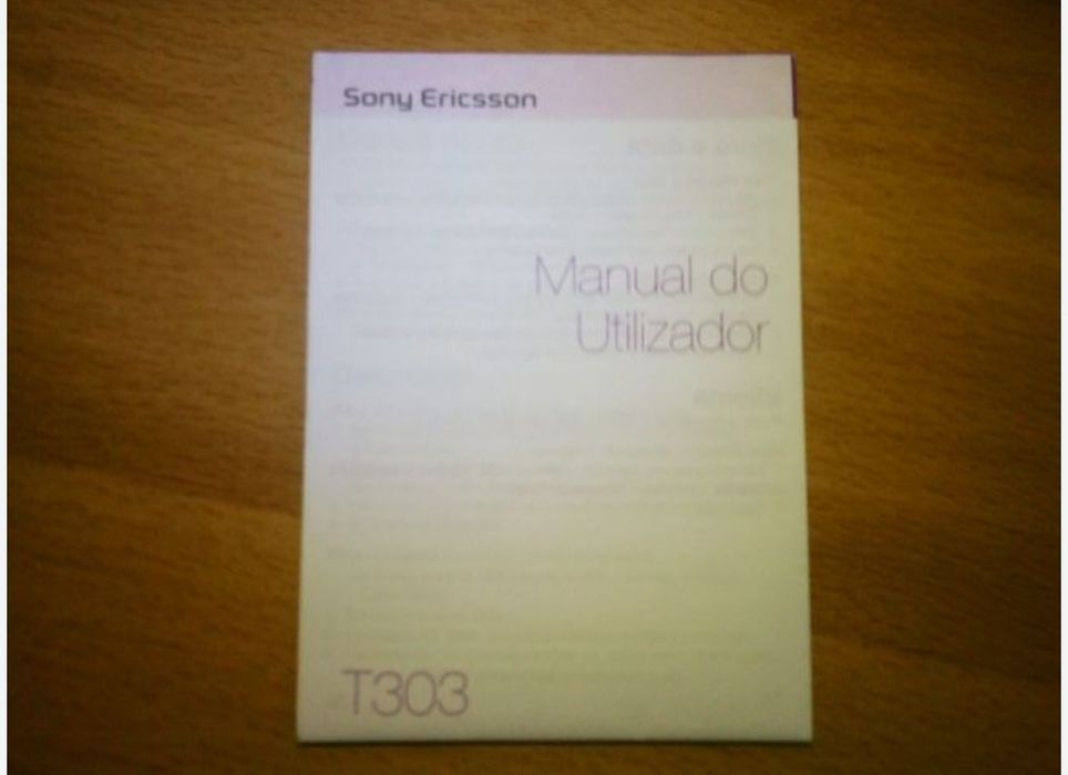 Manual Sony Ericsson T303