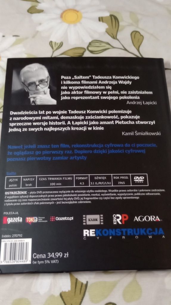 Salto. A. Łapicki. DVD z książką.