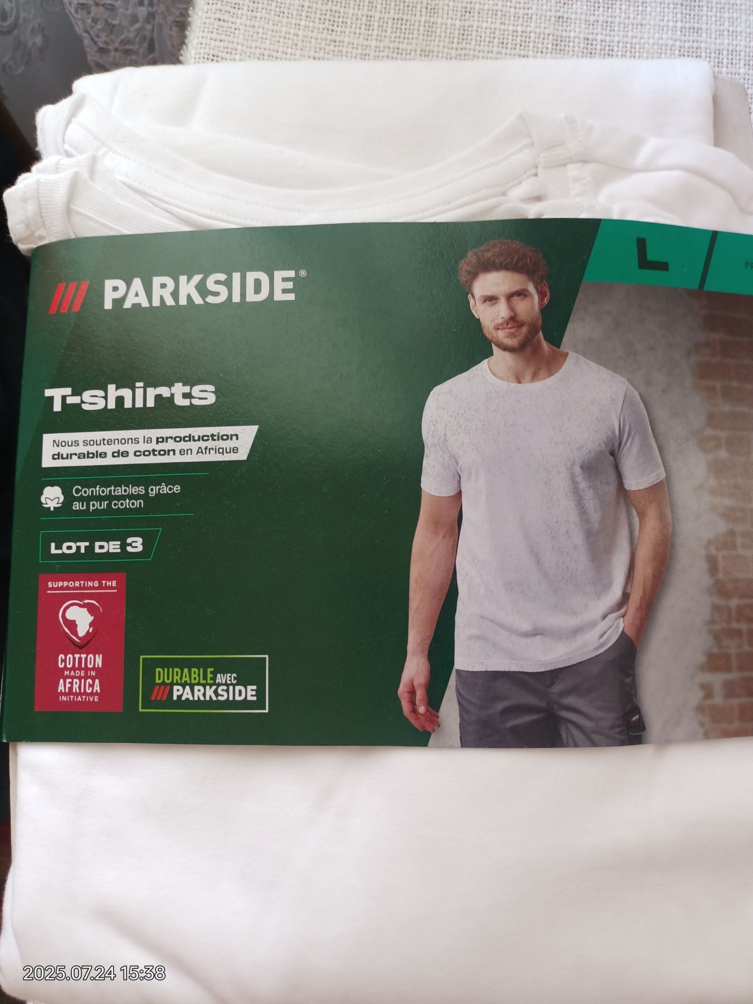 Футболка чоловіча базова Parkside, S,M, L, XL