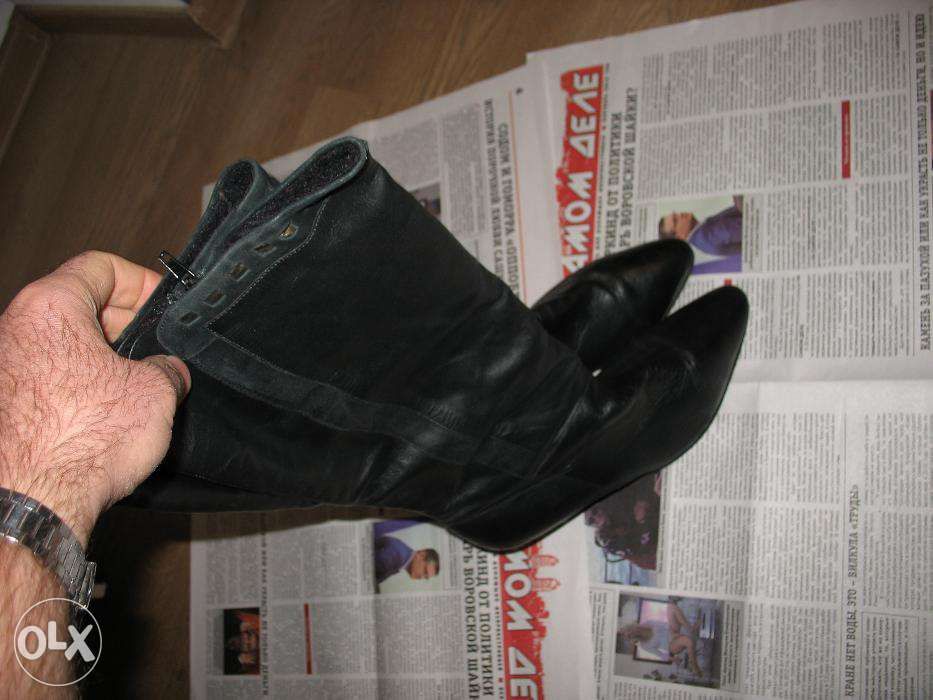 Сапоги осень/зима кожа, Италия