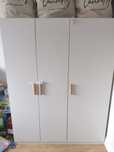 Szafa Ikea Kleppstad biała 140 cm na 180 cm pax