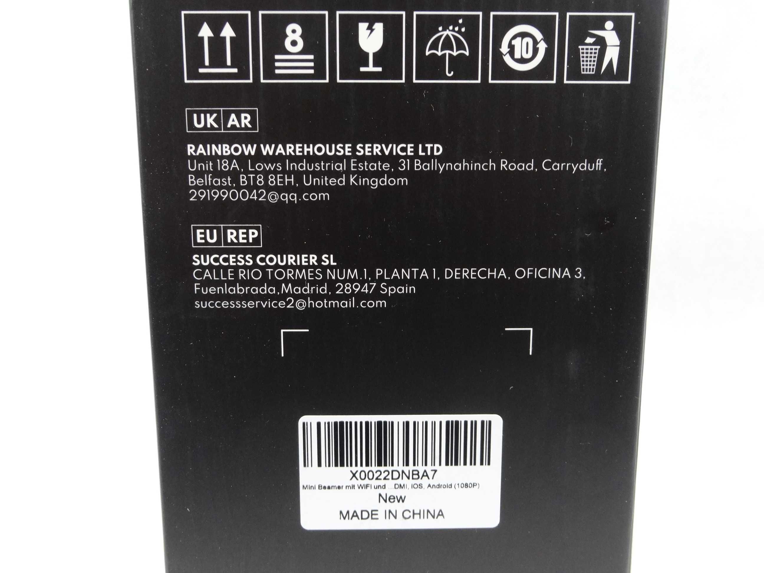 Mini projektor AMEELA CL003 WiFi/Bluetooth, USB, HDMI, iOS, Android