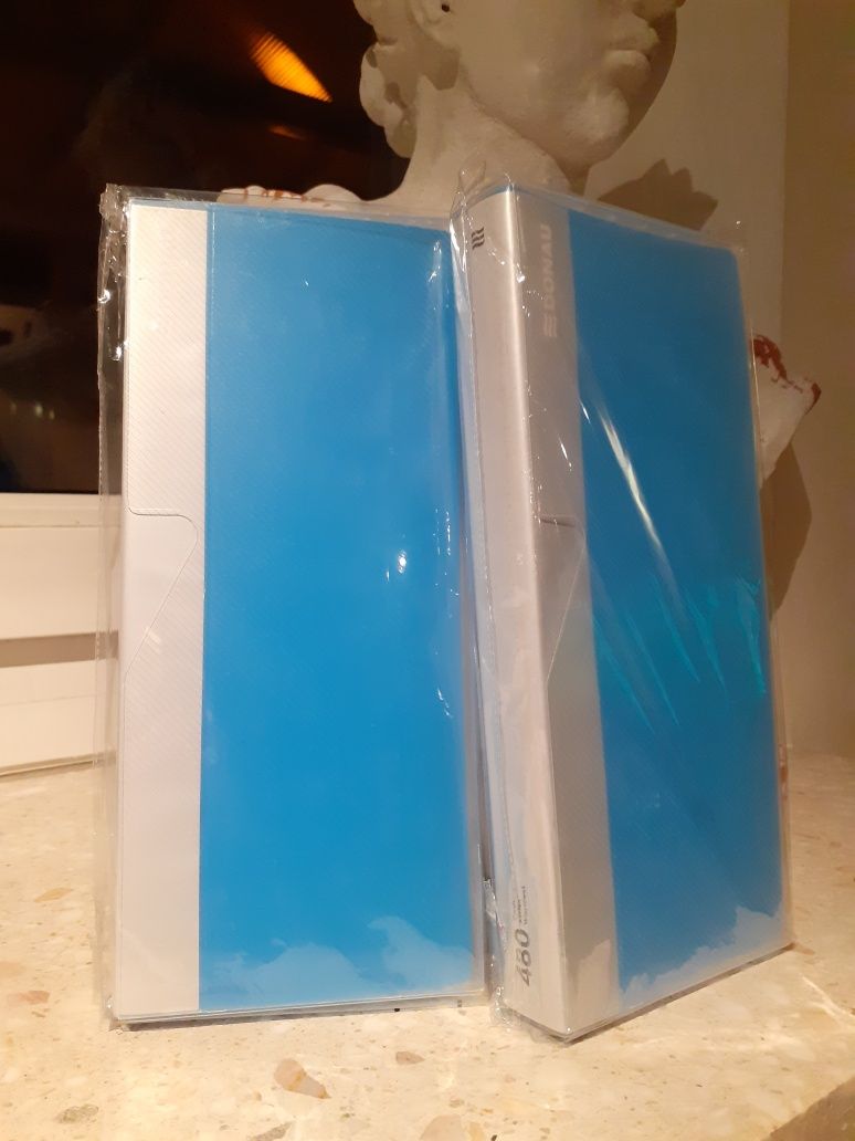 Wizytownik, 460 wizytówek, Donau, elegancki, 2 sztuki za 8 zł