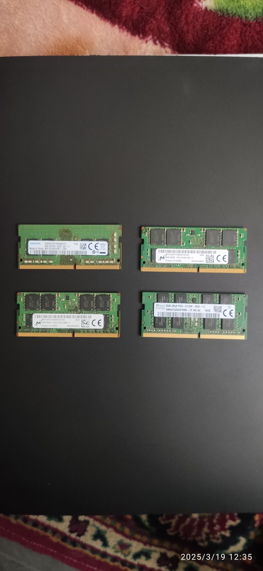 Пам'ять для ноутбуків DDR 4 8 Gb
