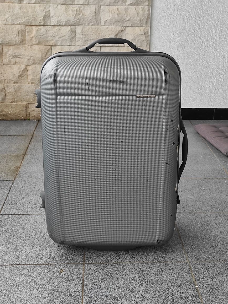 Malas Samsonite de viagem avião voo  rígida 58x42x25 e 55x40x20