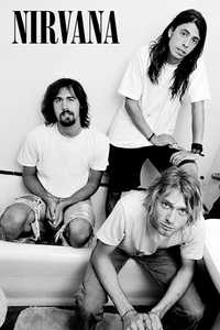 Nirvana Zespół - plakat muzyczny 61x91,5 cm Nowy