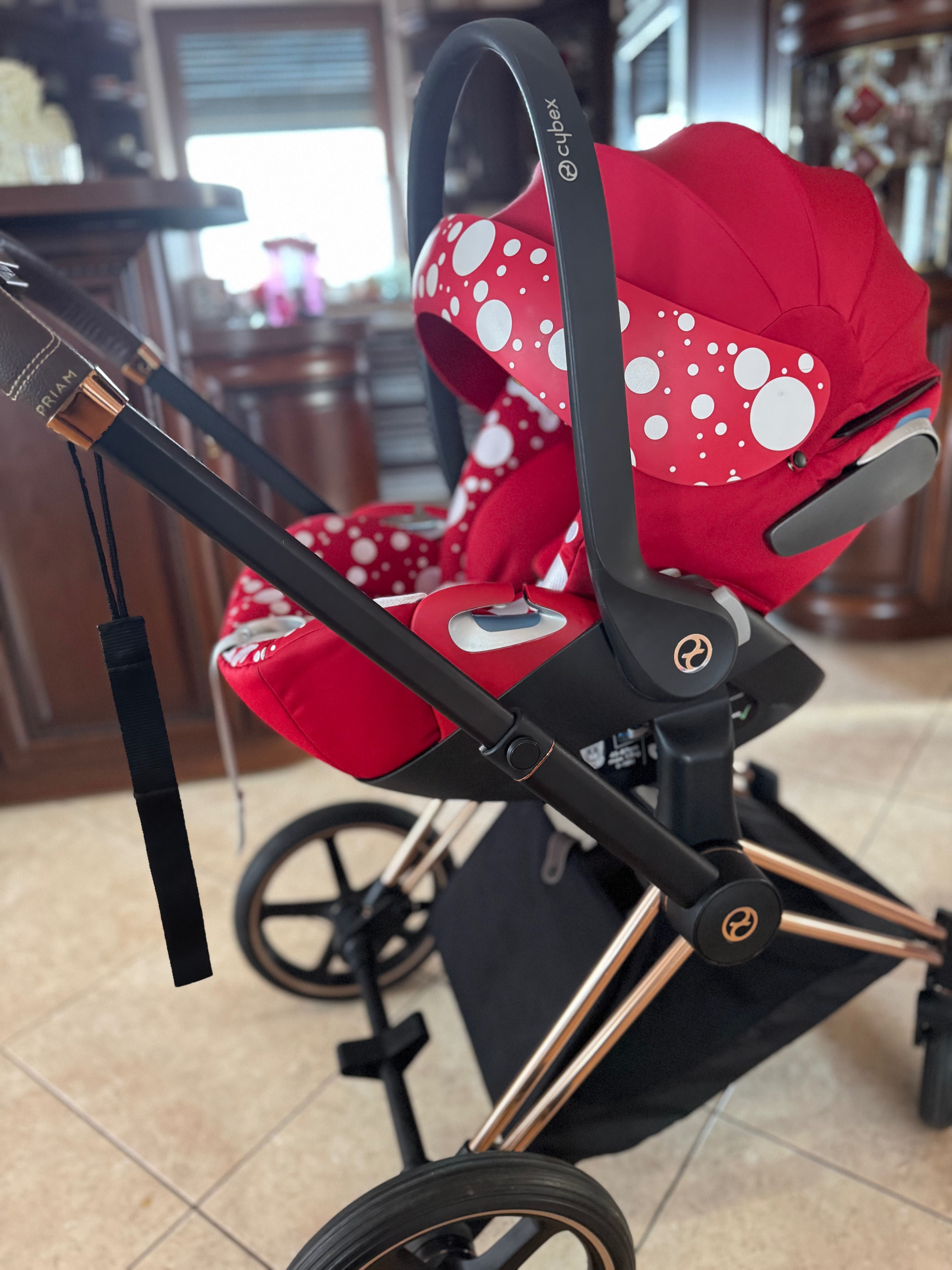 Cybex Priam 2.0 6w1 JEREMY SCOTT jedyny taki komplet dwa foteliki