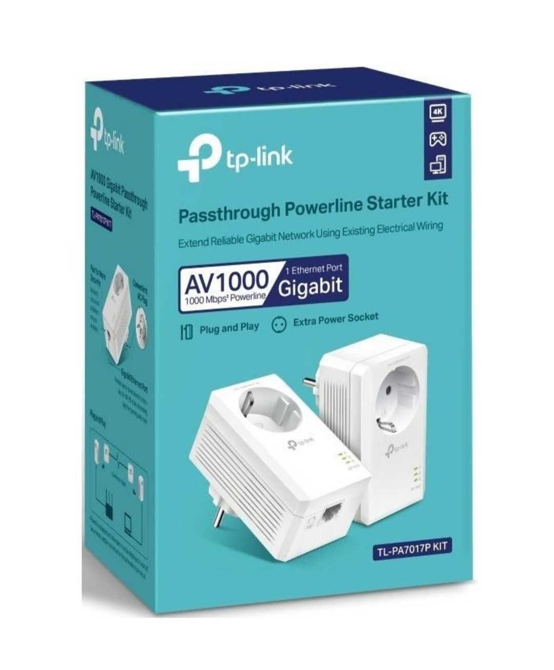 Адаптери підсилювачі wifi сигналу tp-link tl-pa7017p kit